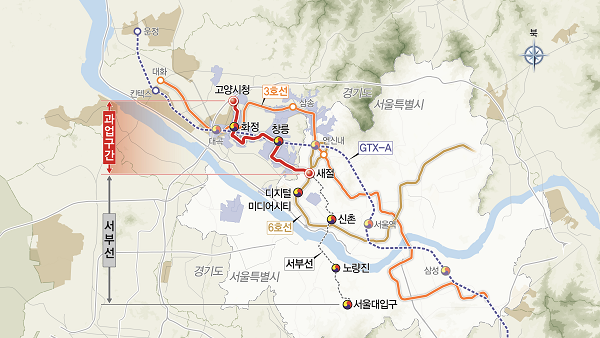 대광위, 고양은평선 광역철도 기본계획 승인…2031년 개통 목표